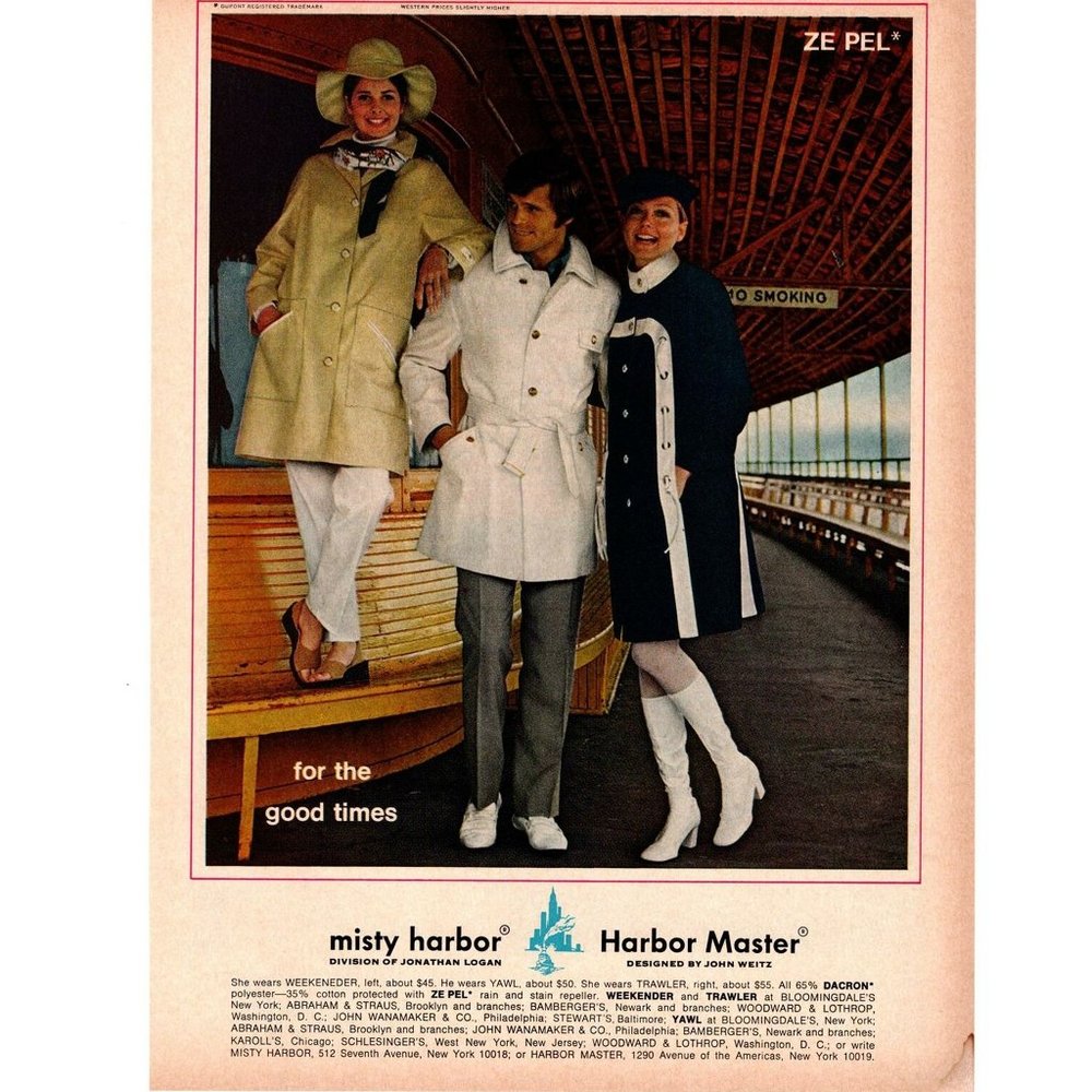 MISTY HARBOR Tan Trench Coat |  Late 60's Vintage! - Picture 12 of 15